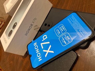2 ci əl telfonlar: Honor X7b, 128 GB, rəng - Yaşıl, İki sim kartlı