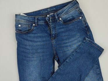 spodnie z wysokim stanem jeans: Jeansy, S, stan - Dobry