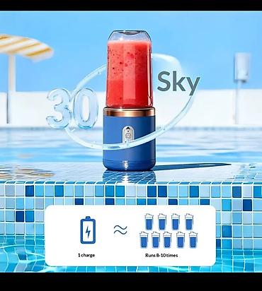Блендеры: Blendir . 2 ədəd 400ml qabı, 1500 mah litium batarya tutumu ile tam — 5