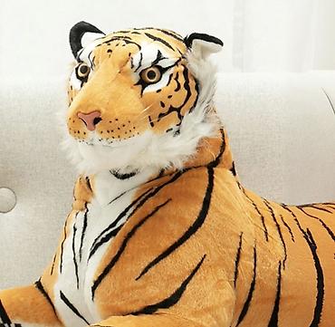 sinsay igračke za decu: Veliki plišani tigar – realistična dekorativna i igračka figura - — 2