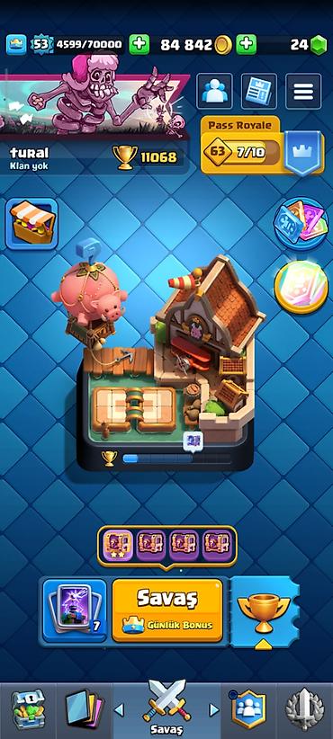 clash royale hesabı: Clash royale hesabıdı çox eziyyet var hesabda hesaba royale pass — 1
