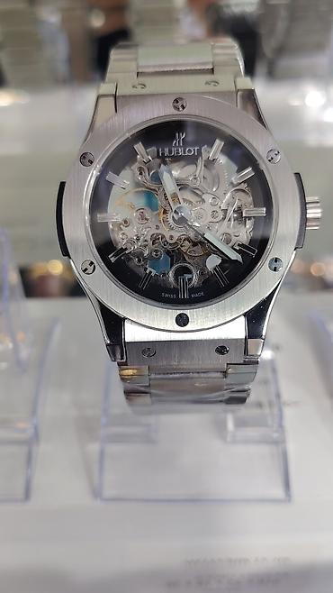 Aksesuarlar: Hublot kişi qol saatları – Swiss Made mexanika - Korpus: fırçalanmış — 3