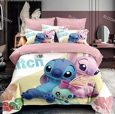 Posteljina: Dečija posteljina sa printom crtanih junaka. Set od 3 dela. Više — 17