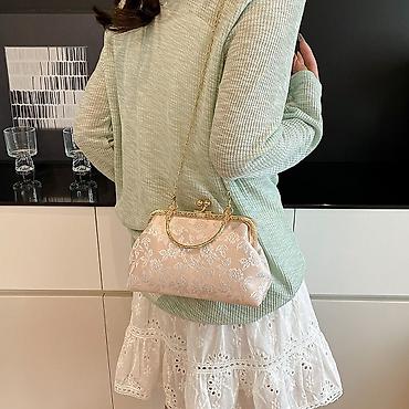 Классические сумки: ✨ Изысканная женская сумка Pink / Ivory ✨ Ищешь роскошный аксессуар — 2
