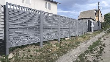 Бетонные еврозаборы: Бетонный еврозабор, Другой бренд, Декоративный, Новый, Оптом,Безналичный расчет — 25