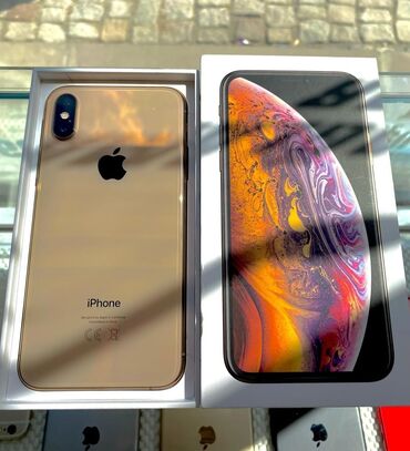 Apple iPhone: IPhone Xs, 64 GB, Qızılı, Face ID