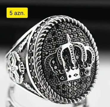 Üzüklər: YENİ, DƏBLİ, PASLANMAYAN materialdan hazırlanmış - ÜZÜKLƏR satılır — 6