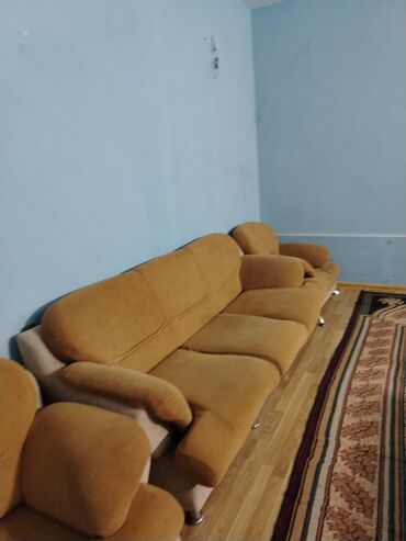 metbex masa ve oturacaqlar: Divan, 2 kreslo, Bazasız, Açılmayan