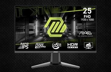 manitor android: MSI MAG 255F E20 200Hz yeniləmə sürəti və Rapid IPS paneli ilə — 1