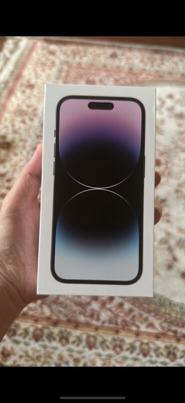 купить мощный компьютер: IPhone 14 Pro, 128 ГБ, Deep Purple, Зарядное устройство, Защитное стекло, Чехол, 80 %