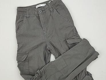 czarne cargo pull and bear: Bershka, Spodnie cargo damskie, rozmiar 2XS — 1