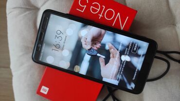 телефон флай 554: Xiaomi, Redmi Note 5, Б/у, 32 ГБ, цвет - Черный, 2 SIM