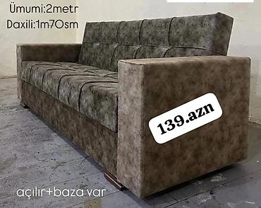 divan sekilleri: Açılan mexanizmli divan - Ümumi ölçü: 2 metr - Daxili ölçü: 1 m 70 sm — 1