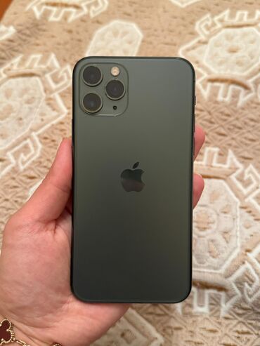 ayfon 11 gence: IPhone 11 Pro, 64 ГБ, Зеленый, Отпечаток пальца