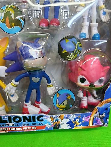 игрушки sonic: Соник игрушки в комплекте🌟 Комплектация товара: 8 персонажей, 5 — 10
