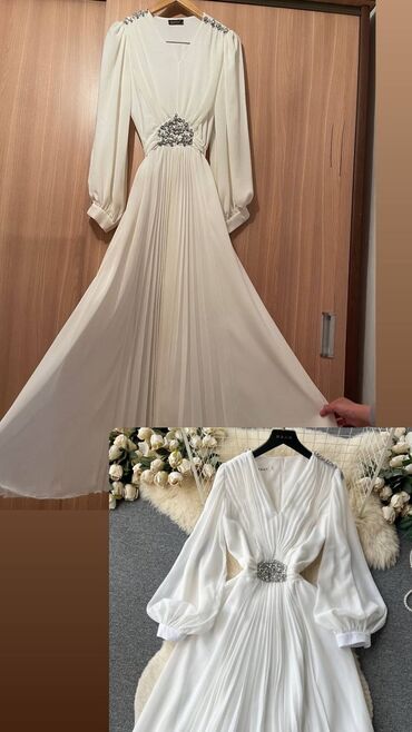 койнок кыз узатуу: Вечернее платье, Классическое, Длинная модель, С рукавами, Камни