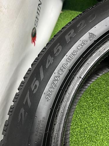 горный шина: Шины 275 / 45 / R 20, Зима, Б/у, Пара, Внедорожные (АТ/МТ), Pirelli — 4