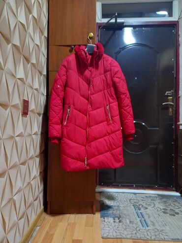 palto modelleri: Palto M (EU 38), rəng - Qırmızı