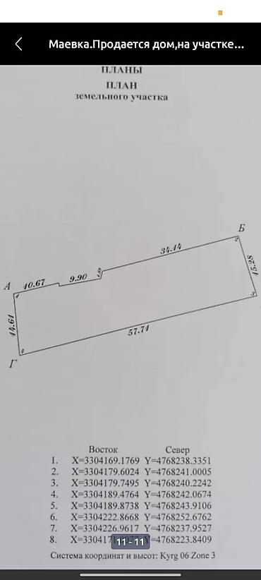 Продажа коттеджей и домов: Продается дом с участком 8,5 соток маевка Участок правильной формы — 2