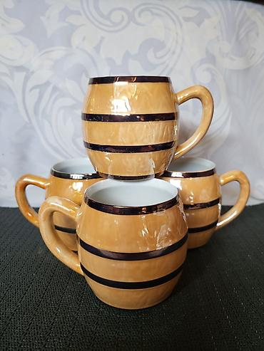 laser kraljevo: Krigle porcelan Zajecar iz 70ih godina. Krigle porcelan Zajecar,rucno — 1