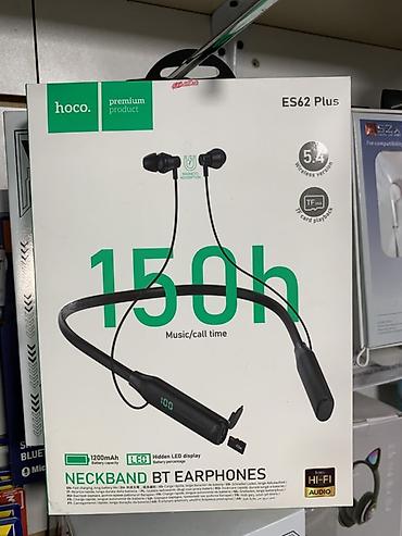 HOCO ES62 Plus — беспроводные наушники-гарнитура формата neckband
