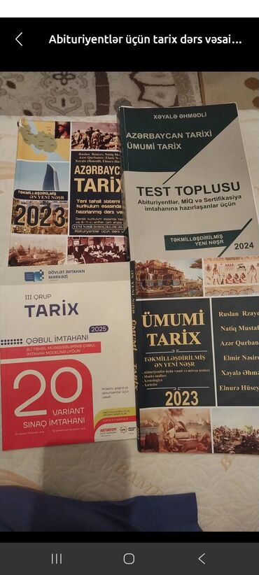 анар исаев история азербайджана 2024: Tarix test vəsaitləri və dərs vəsaitləri yaxşı vəziyyətdədirlər