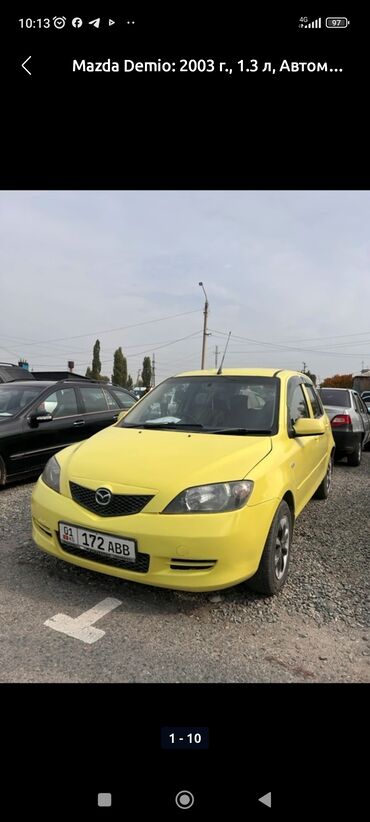 машына матис: Mazda Demio: 2003 г., 1.3 л, Автомат, Бензин, Хэтчбэк