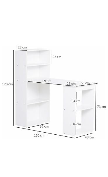 karta: Künc masa, Stulsuz, Polkalı, Siyirməsiz, Türkiyə, Sadə laminat — 3