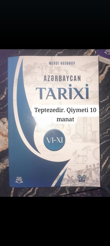 5 ci sinif informatika pdf: Azərbaycan Tarixi" dərsliyi, Mehdi Həsənovun müəllifliyi ilə VI-XI