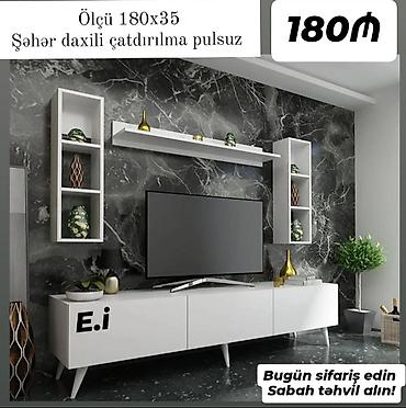 püstə ağacı satılır: TV stend Yep yeni 180 azn rəng seçimi var çatdırılma var endirimli — 1