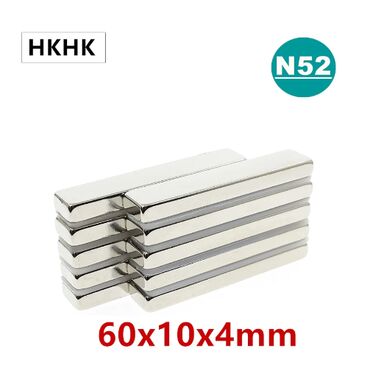 N52 60x10x4 супер сильные магниты длина 60 мм Постоянный Неодимовый