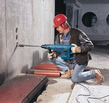 asvalt: Bosch pereparator işi( tək beton divarda deşik açmaq 20-25 manat)