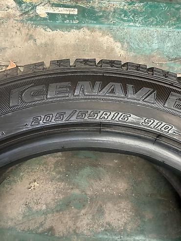 55: Шины 205 / 55 / R 16, Зима, Б/у, 1 шт, Легковые, Япония, GoodYear — 2