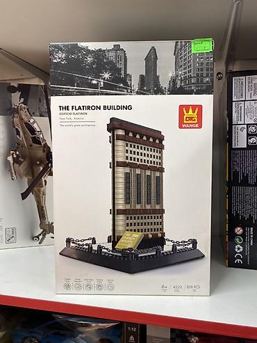 Конструктор WANGE «The Flatiron Building» — модель знаменитого здания at lalafo.kg Конструктор WANGE «The Flatiron Building» — модель знаменитого здания