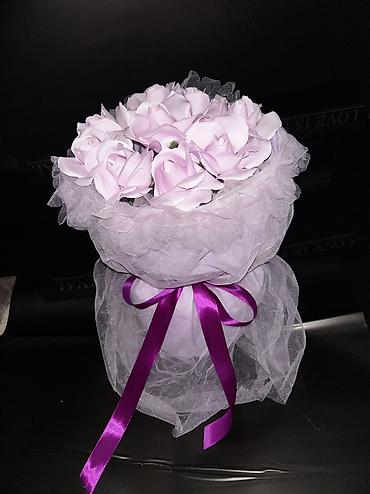 Букеты из мыла: Принимаю заказы на Букет из искусственных роз с подсветкой - Нежные — 1