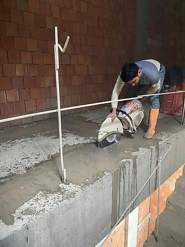 Beton işləri: Beton kəsimi və deşmə xidməti - Dəqiq və səliqəli beton kəsimi — 1