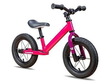 orginal tn: Balance bike 12" GALAXY FREEDOM – roza/ljubičasta Balans bicikl bez — 1