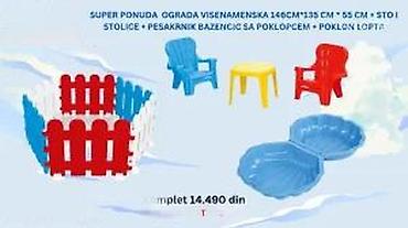 Sve za dečije igralište: Komplet za dvorišnu igru – kućica za decu + tobogan - Plastična — 24