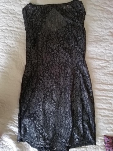 svecane haljine kratke: M (EU 38), bоја - Crna, Večernji, maturski, Na bretele