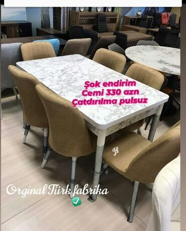 modern: Masa və oturacaq dəstləri