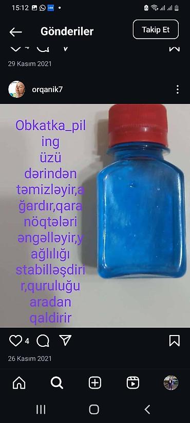 üz çistkası: Obkatka piling məhlulu – üz üçün dərin təmizləyici. Xüsusiyyətlər: - — 1