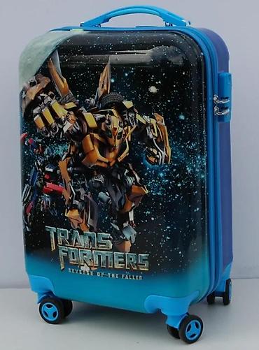 Rančevi, torbe i koferi: Dečiji putni kofer sa temom Transformersa, idealan za male putnike — 7
