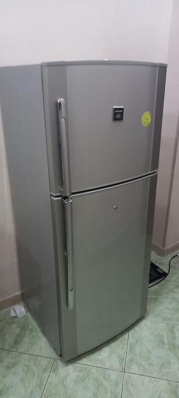 baku electronics qaz paneli: İşlənmiş 2 qapılı Sharp Soyuducu Satılır, rəng - Boz — 6