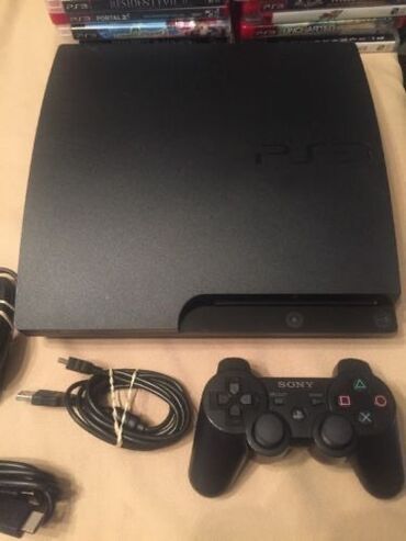 PS3 (Sony PlayStation 3): Sony PlayStation 3 slim 300 GB все в идеальном состоянии срочно