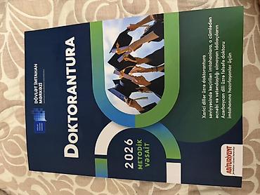 Kitablar və jurnallar: Məhsul: “Doktorantura – 2026 Metodik Vəsait” (Dövlət İmtahan Mərkəzi — 1