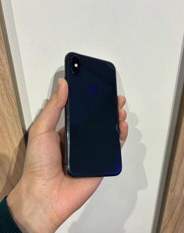 IPhone Xs Max, 256 GB, Jet Black, Barmaq izi, Simsiz şarj, Face ID