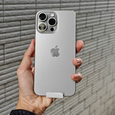 Apple iPhone: IPhone 15 Pro, 512 GB, Barmaq izi, Face ID