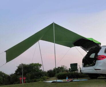 охотничий палатка: Тент-Маркиза (4,4м X 2м) для внедорожника, микроавтобуса, легкового