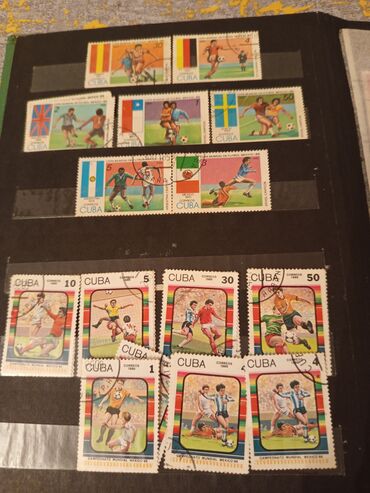 Markalar: Əla vəziyyətdə kolleksiya markaları.Çoxsu idman — 5