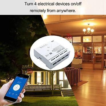 Digər biznes avadanlığı: Agıllı 4 kanallı Tuya kilidi Təsvir DIY Smart Switch, ağıllı həyatdan — 3
